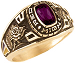 112 Girl's Classic Square Class Ring